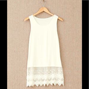 Love this!🐞🌹 Women's Lace Trim Tank Tops